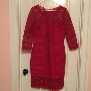 Deep Red tight Dress